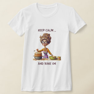 Funny Frazzled dam baker tecknad T Shirt