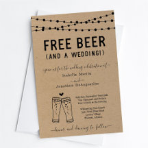 Funny Free Beer och Bröllop