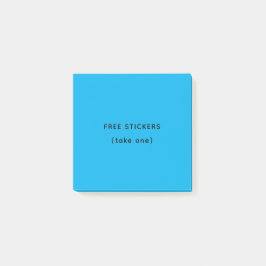 Funny Free Stickers Joke Post-it Block