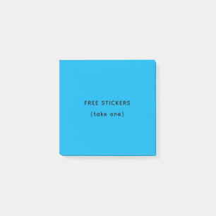 Funny Free Stickers Joke Post-it Block