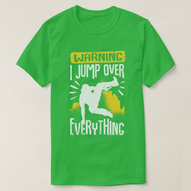 Funny Freerunning Freerunner Parkour Traceur Gift T Shirt (Design framsida)