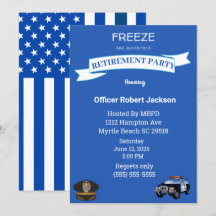 Funny Freeze Police Department Pension