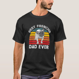Funny Frenchie Bulldog-Best Frenchie Pappa Bull T Shirt