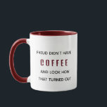 Funny Freud hade ingen kaffepsykologi Mugg<br><div class="desc">Börja din dag med ett litet stycke humor och en hälsosam koffeindos! Det här myrkliga mugg har det kinkiga citatet "Freud hade inte kaffe och se hur det blev av", som ger en lekfull nod till en av psykologernas underbarer. Vare sig du är terapeut, psykolog student eller bara någon som...</div>