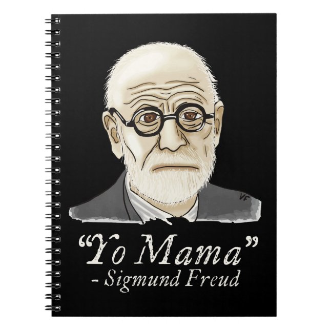 Funny Freud Psychology Anteckningsbok (Framsidan)