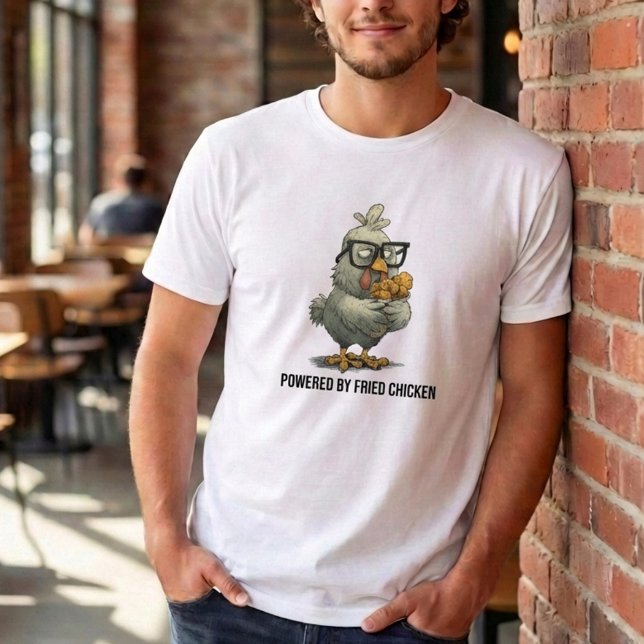 Funny Fried Chicken T-Shirt (Skapare uppladdad)