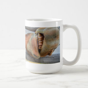 Funny Friendly Horse Muzzle and Teeth Kaffemugg
