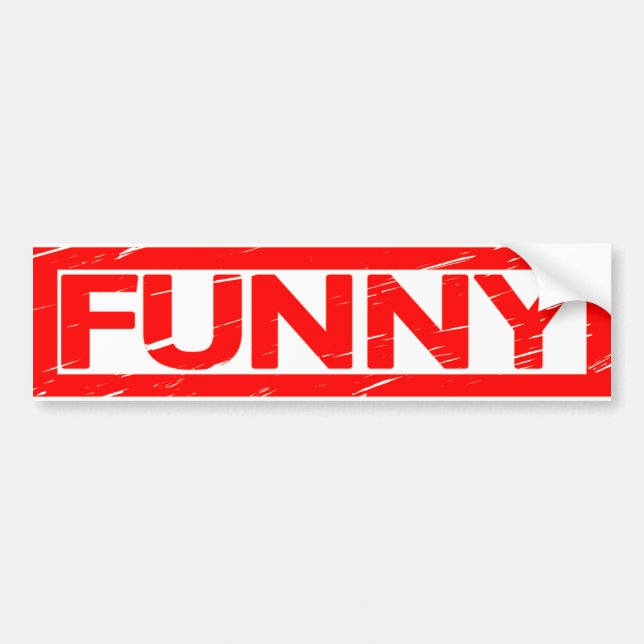 Funny Frimärke Bildekal (Framsidan)
