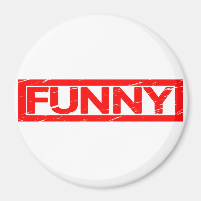 Funny Frimärke Magnet (Framsidan)