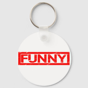 Funny Frimärke Nyckelring