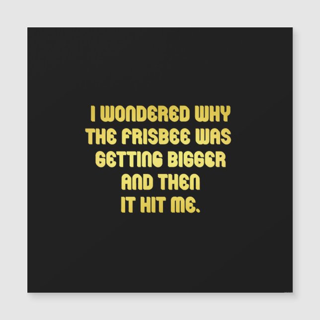 Funny Frisbee Joke (Framsida)