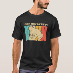 Funny Frog Design För manar Women Toad Animal Träd T Shirt