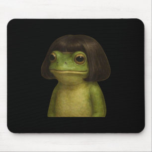 Funny Frog Girl Bob Hair Meme Art Musmatta