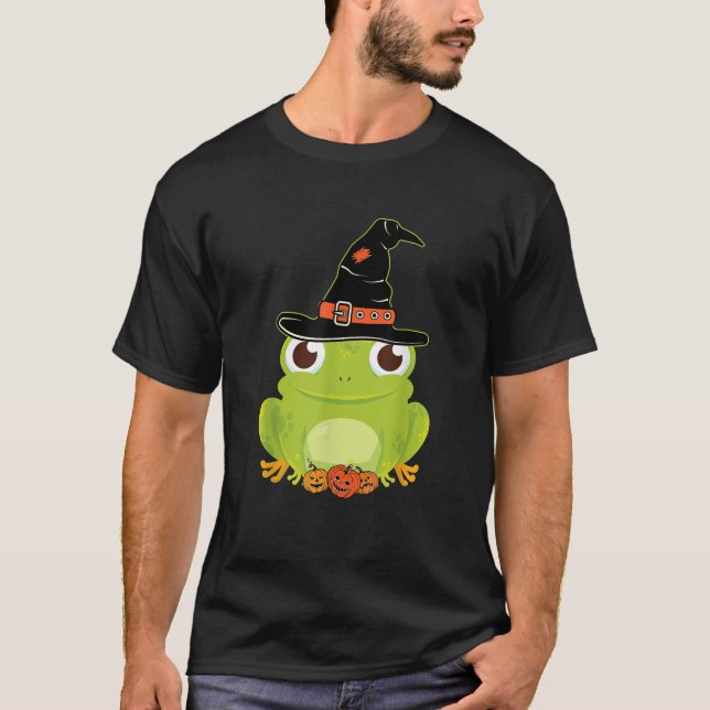 Funny Frog Halloween Costume För barn Manar Women  T Shirt (Framsida)