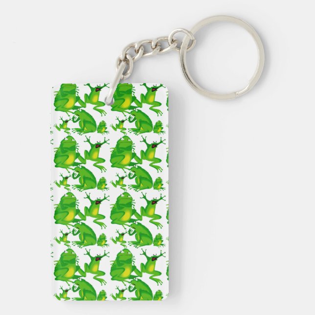 Funny Frog Känslor Arg Mad Nyfiken Skrämt Frogs (Baksidan)