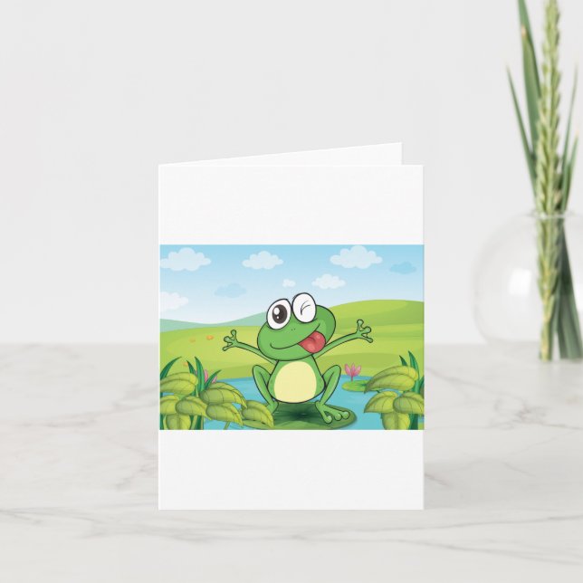 Funny Frog Kort (Framsida)