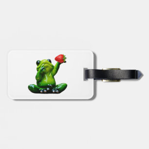 Funny Frog Luggage-tagg Bagagebricka