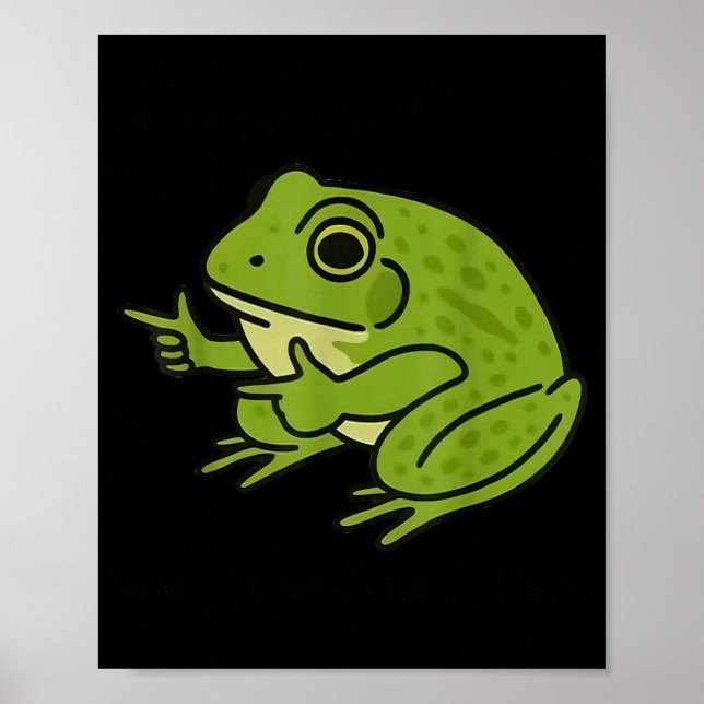 Funny Frog Me No Problemo Narrator But It Was All  Poster (Framsidan)