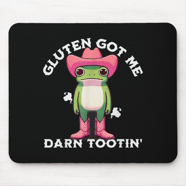 Funny Frog Meme Gluten Got Me Darn Tootin' Gluten  Musmatta (Framsidan)