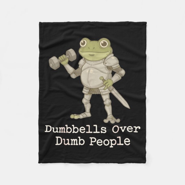 Funny Frog Pregnancy Announcement Medieval Pregnan Fleecefilt (Framsidan)