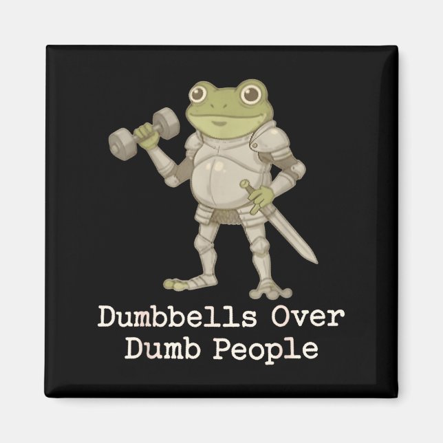 Funny Frog Pregnancy Announcement Medieval Pregnan Magnet (Framsidan)