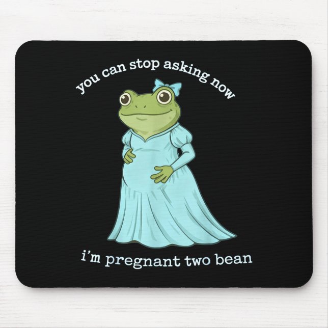 Funny Frog Pregnancy Announcement Medieval Pregnan Musmatta (Framsidan)