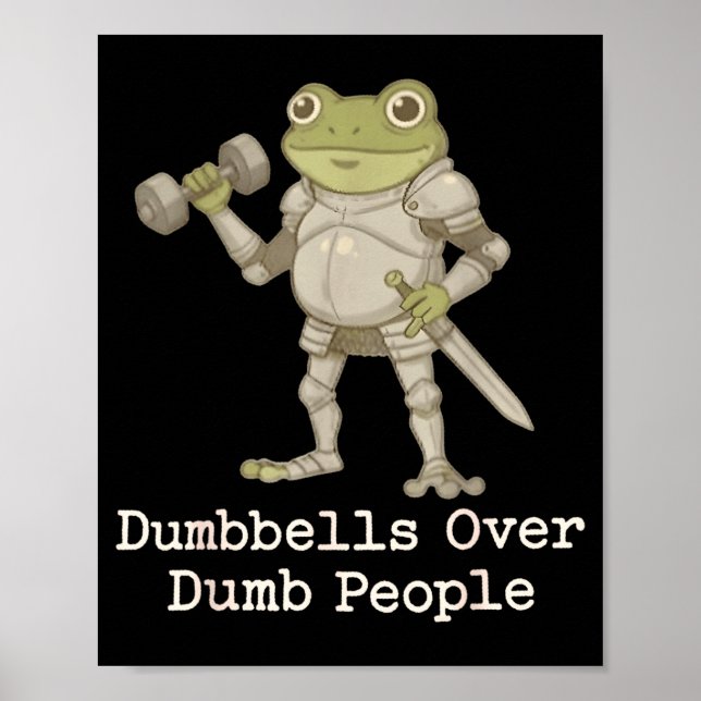 Funny Frog Pregnancy Announcement Medieval Pregnan Poster (Framsidan)