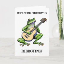 Funny Frog Puns Grattis på födelsedagen