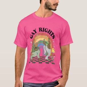 Funny Frog Säg Gay rights LGBT Rainbow Frog Toad P T Shirt
