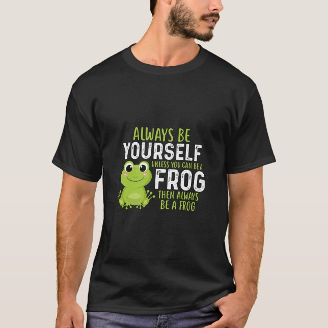 Funny Frog Shirt | Sarkastic | Funny Frog T (Framsida)