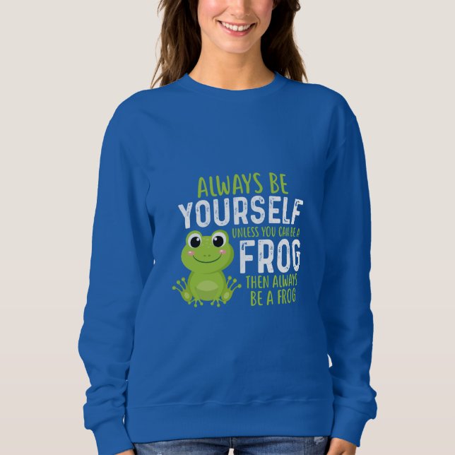 Funny Frog Shirt | Sarkastic T-Shirt | Funny Frog (Framsida)