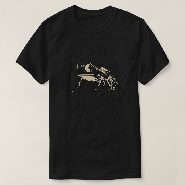 Funny Frog Shirt Unvid MysMeme Retro Aesthetic T (Design framsida)