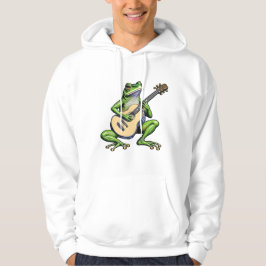 Funny Frog Spela Guitar Hoodie