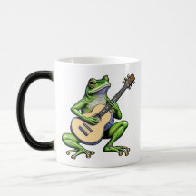 Funny Frog Spela Guitar Personlig