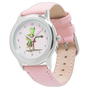 Funny Frog Spela Guitar Watch Gift Armbandsur
