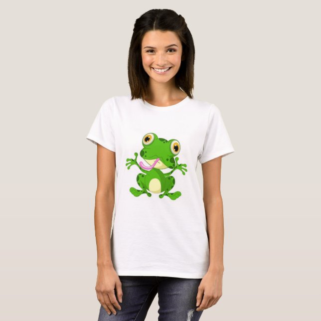 Funny Frog Tee Shirt (Hel framsida)