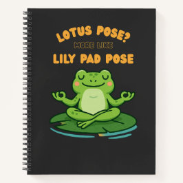 Funny Frog Yoga Tecknad Lotus Lily Pad Pose Design