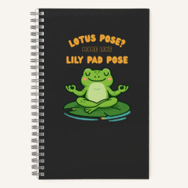Funny Frog Yoga Tecknad Lotus Lily Pad Pose Design