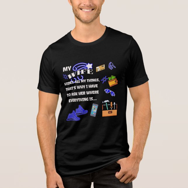 Funny fru/Make T-Shirt/Gift för honom/födelsedagen T Shirt (Framsida)
