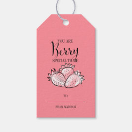 Funny Fruit Pun Berry Speciella Valentine Gift-Mär Presentetikett