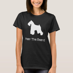 FUNNY FRUKTAR BEARD Schnauzer Hundälskares rädding T Shirt