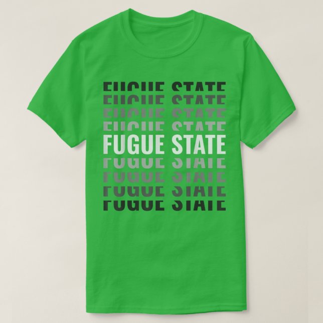 Funny fugue State T Shirt (Design framsida)
