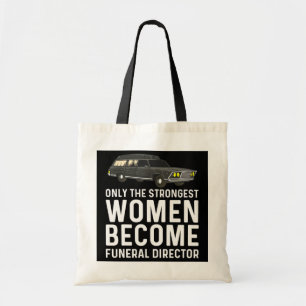 Funny Funeral Director Gift Women Mamma Mortician Tygkasse