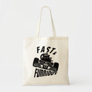 Funny FURRurir bilkatt som kör bil Tygkasse