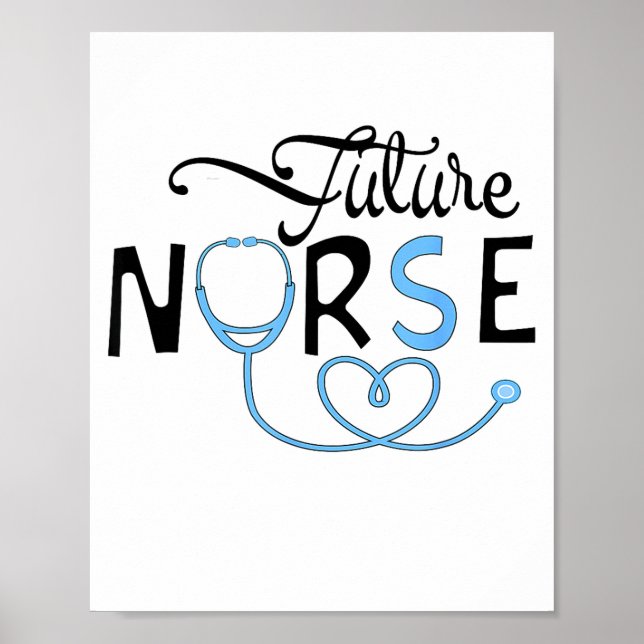 Funny Future Nurse Nursing School Student Nurse In Poster (Framsidan)