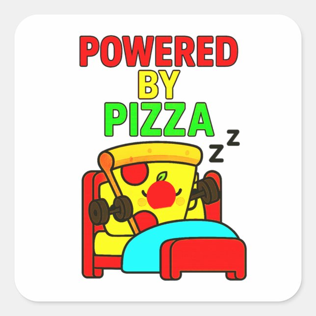 Funny Fyrkantigt Klistermärke (Framsida)