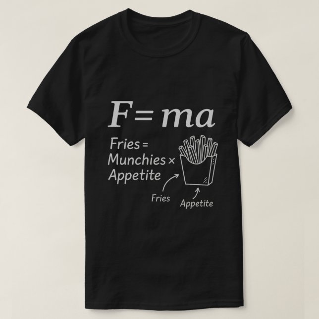 Funny fysik t shirt (Design framsida)