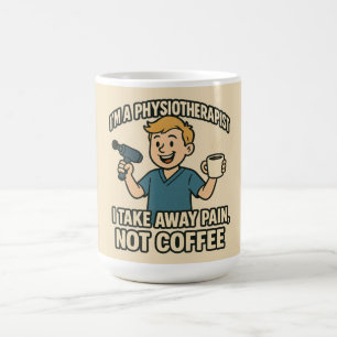 Funny fysioterapeut Älskare Design Kaffemugg