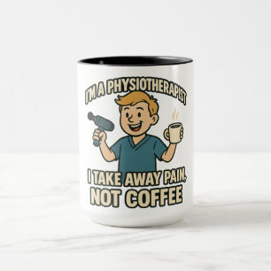 Funny fysioterapeut Älskare Design Mugg