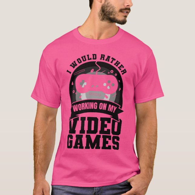 Funny Game Dev family T Shirt (Framsida)
